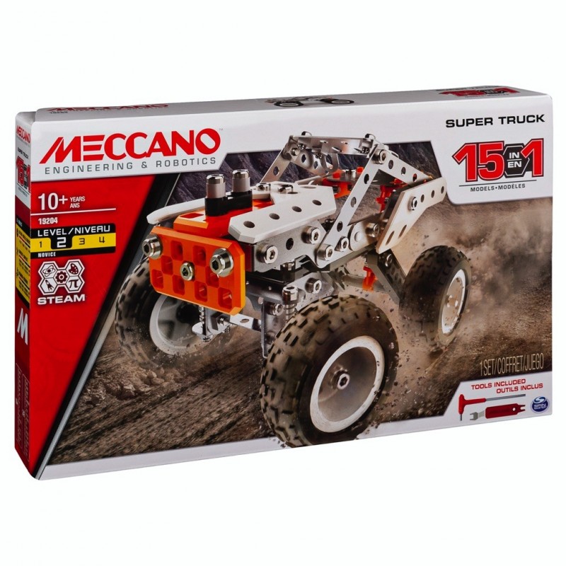 Super Truck - 15 modèles Meccano
