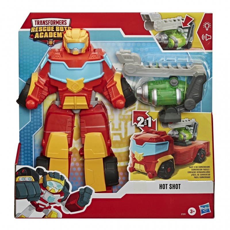 Playskool Heroes Transformers Rescue Bots Academy - Rescue Power Hot Shot