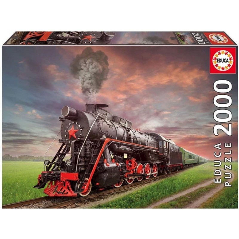 Puzzle 2000 pièces - Locomotive à vapeur
