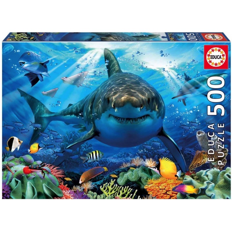 Puzzle 500 pièces - Grand Requin Blanc