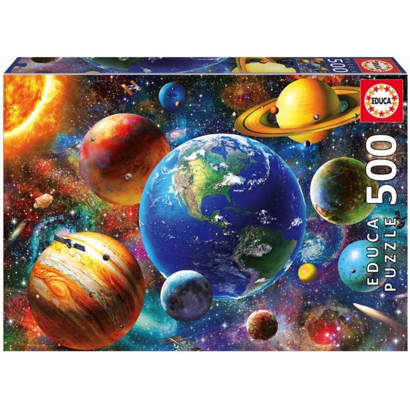 Puzzle 500 pièces - Système solaire