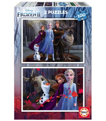 2 Puzzles 100 pièces -...