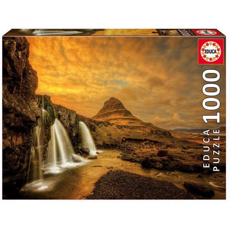 Puzzle 1000 pièces - Chute Kirkjufellsfoss Islande