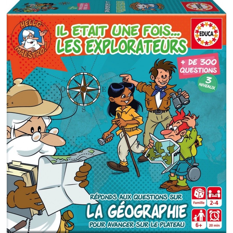 Mini jeu il était une fois... les explorateurs