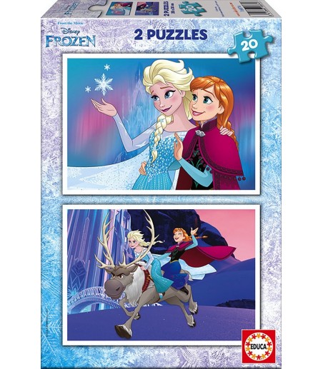 2 Puzzles 20 pièces - La...