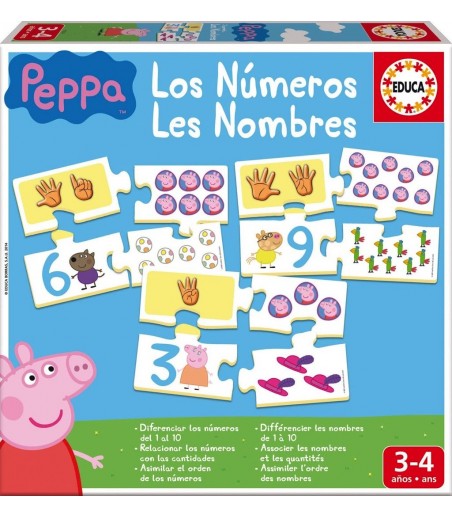 Les nombres Peppa Pig