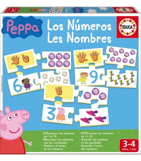 Les nombres Peppa Pig
