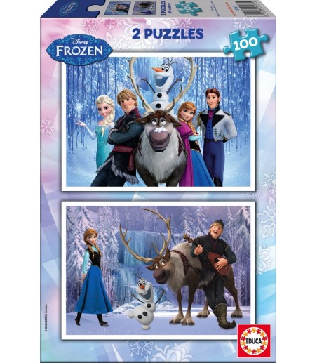 2 Puzzles 100 pièces - La...