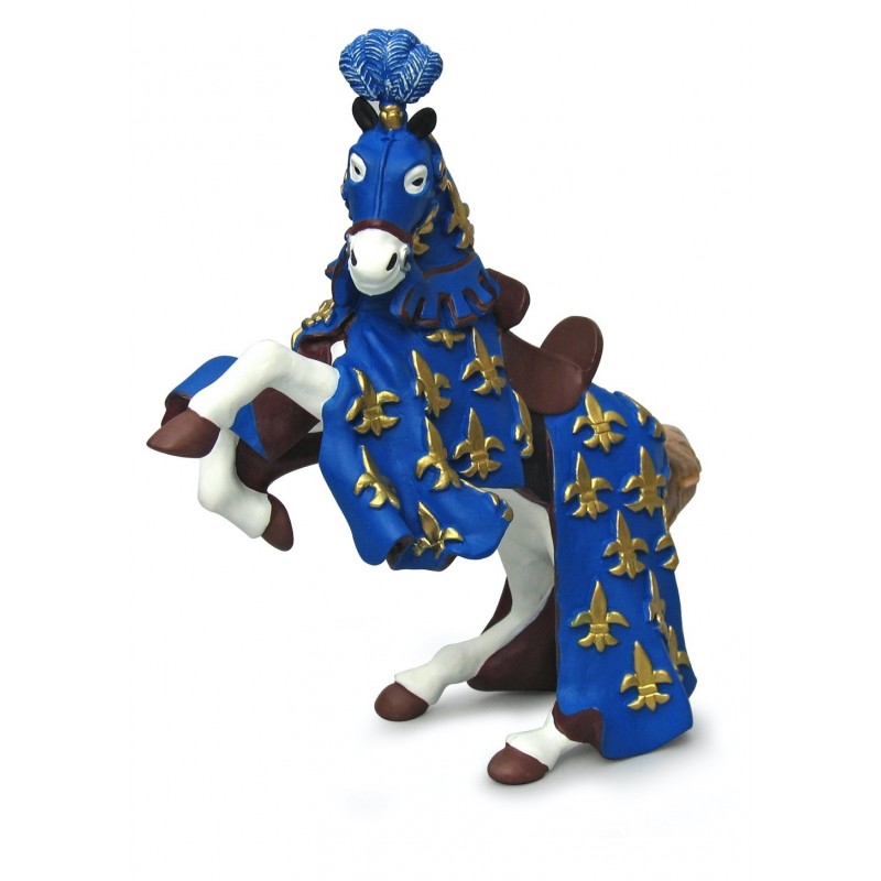 Cheval du prince Philippe bleu