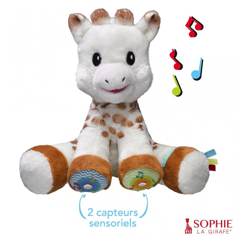 Peluche touch and music - Sophie le girafe