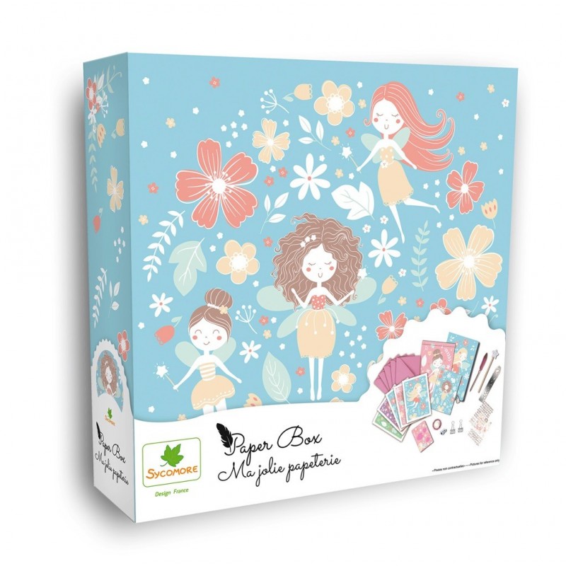 Paper box - Coffret papeterie Fées