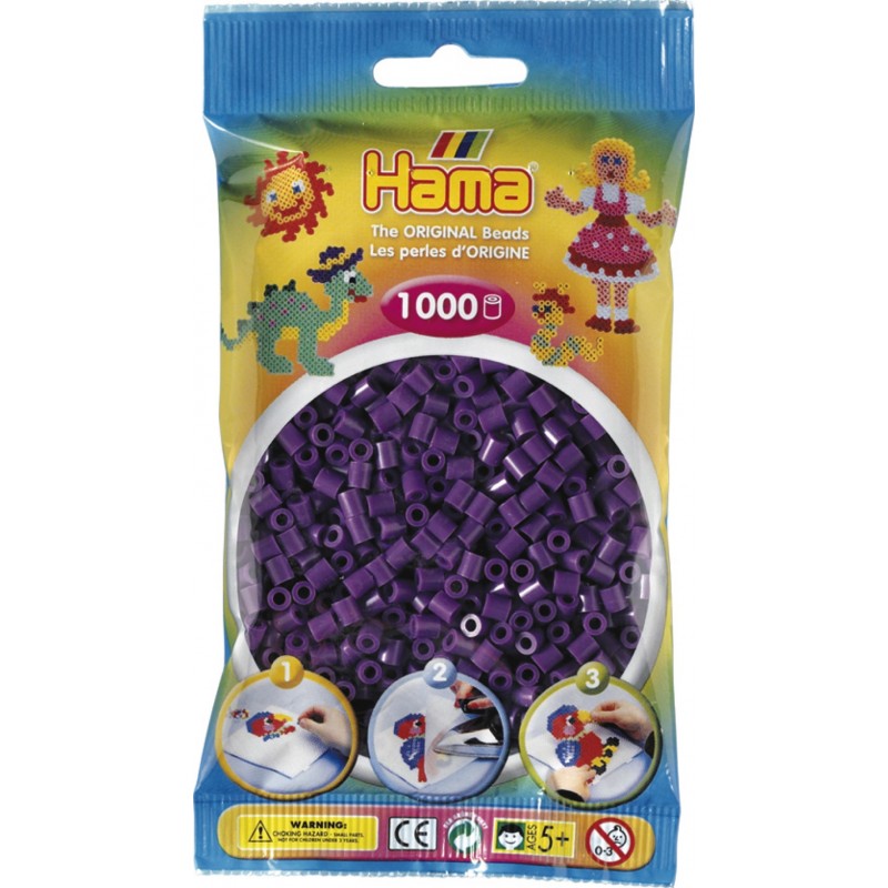 Midi Sachet 1000 perles violet