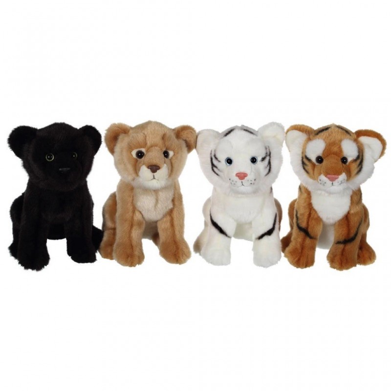 Peluche felinous assis 24 cm