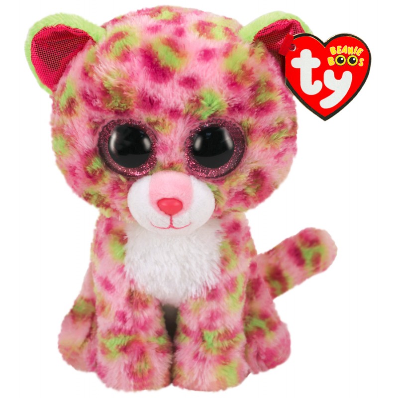 Beanie Boo's - Peluche Layney le léopard 15 cm