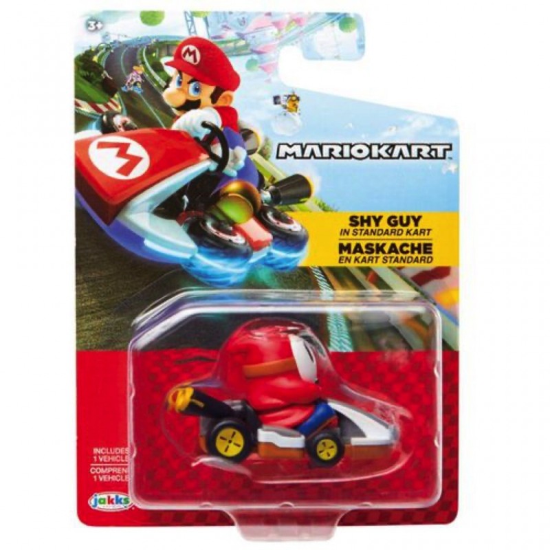 Shy Guy en kart figurine Mariokart