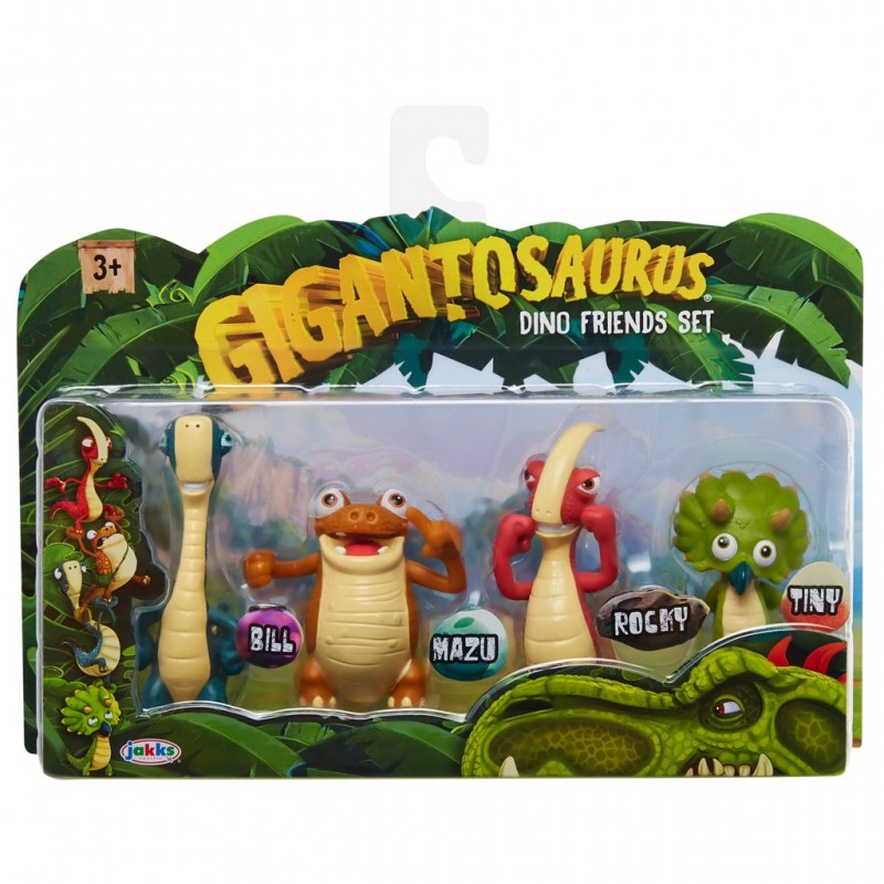 Gigantosaurus - Coffret 4 figurines articulées