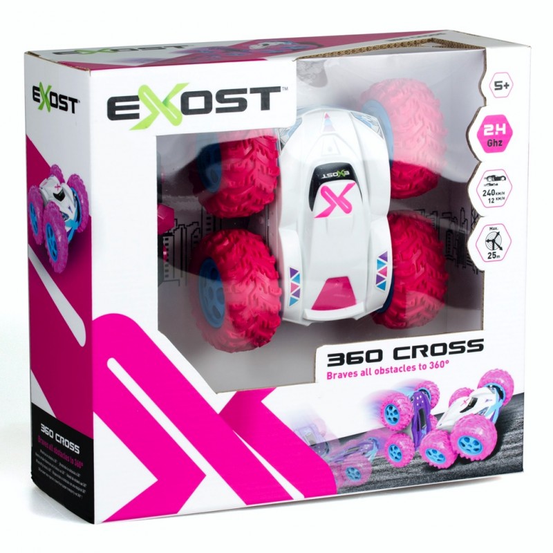 Voiture Télécommandée 360 Cross Rose - Exost