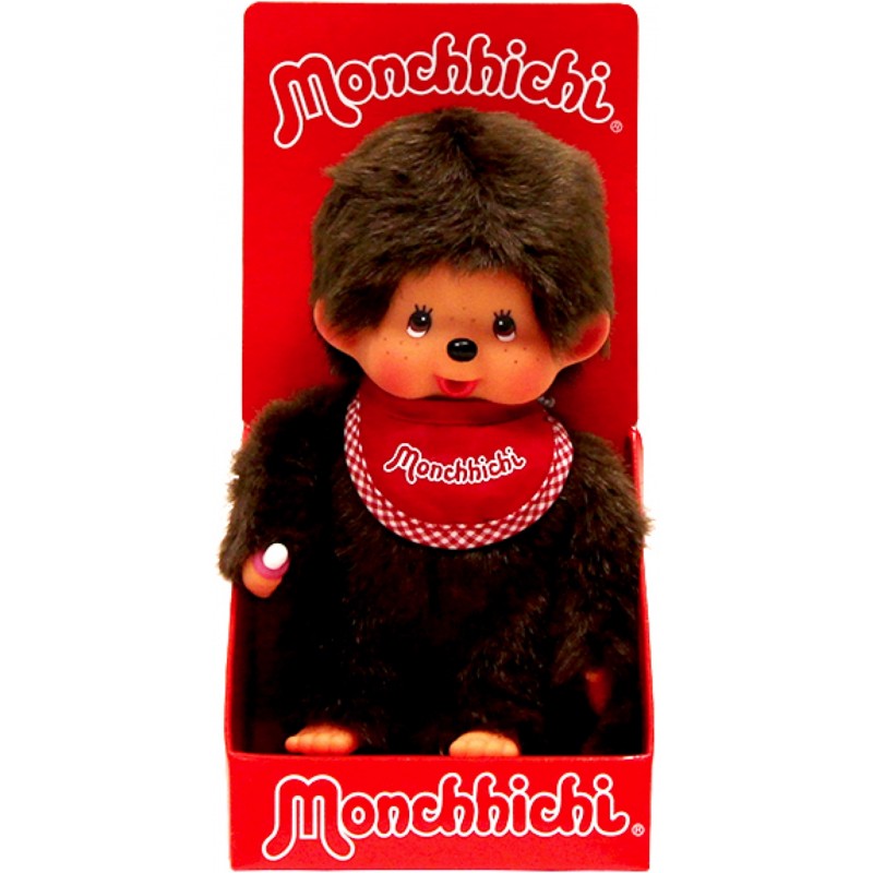 Monchhichi Garçon Rouge 20cm