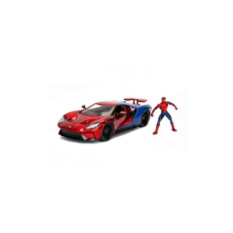 Ford GT 2017 1/24 avec figurine Spider-Man
