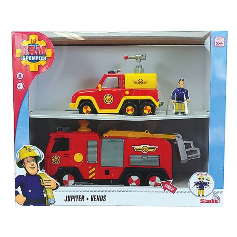 Sam Le Pompier - Camion de pompiers jupiter + venus