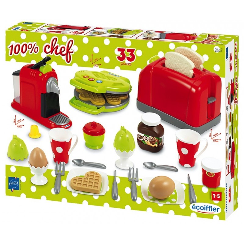 Coffret toaster grand modèle + petit déjeuner