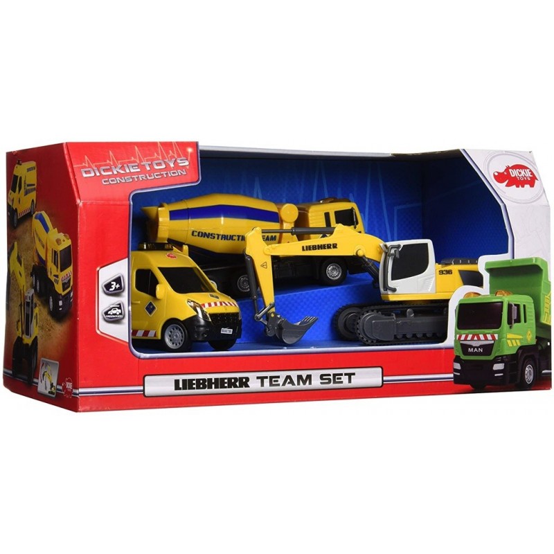 Dickie - Coffret Véhicule chantier de 18 cm