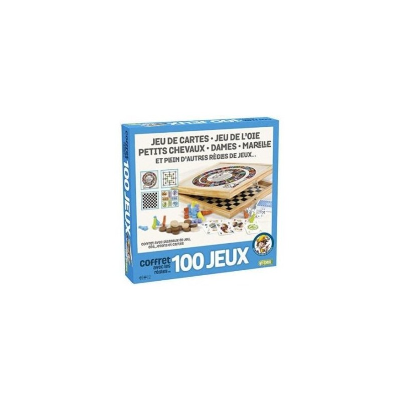 Coffret 100 Jeux "Junior" en Bois