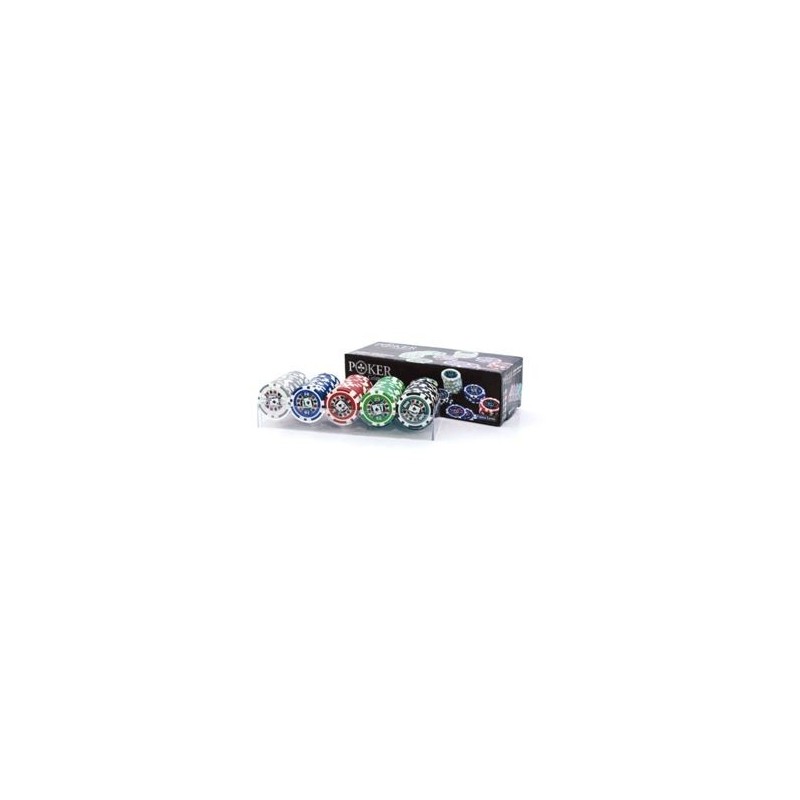 Poker - Coffret Cristal 100 jetons