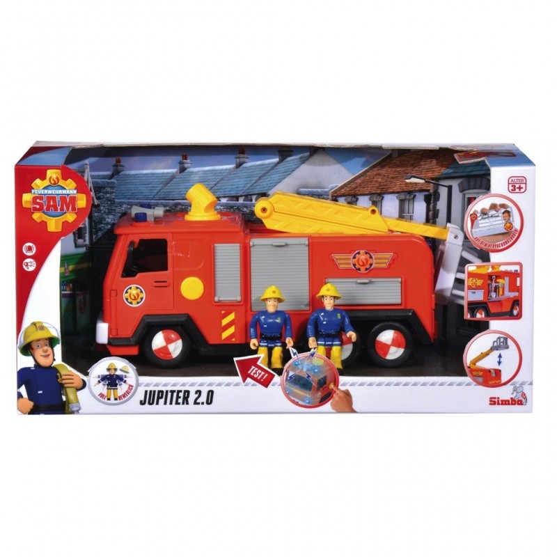 Camion Jupiter Sam Pompier + 1 Figurine