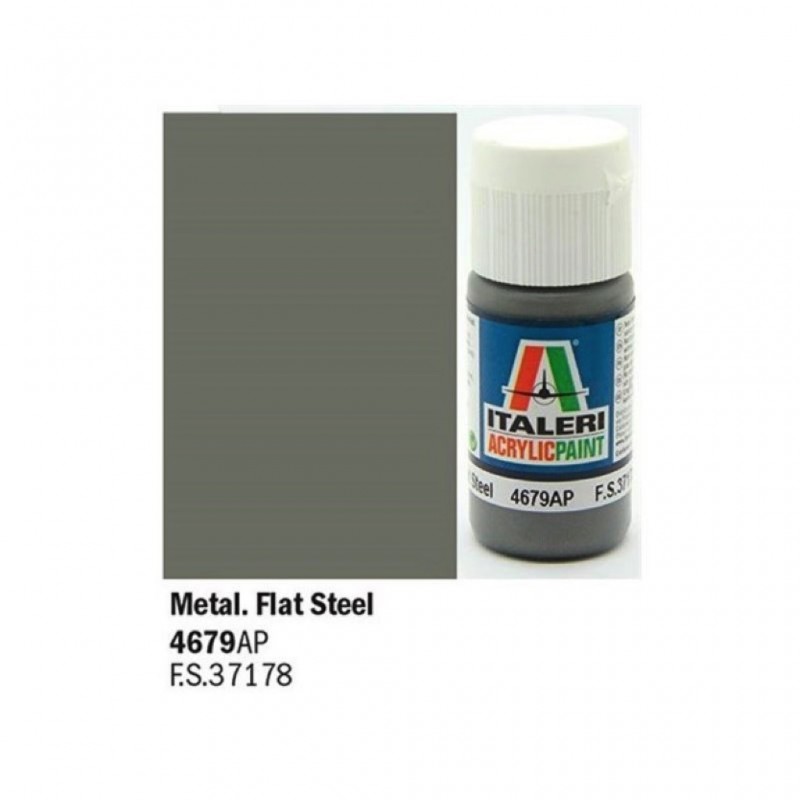 Acier mat - Peinture maquette Italeri