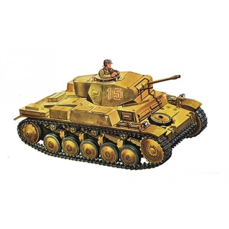 Maquette Panzer II Ausff. F - Italeri 7059
