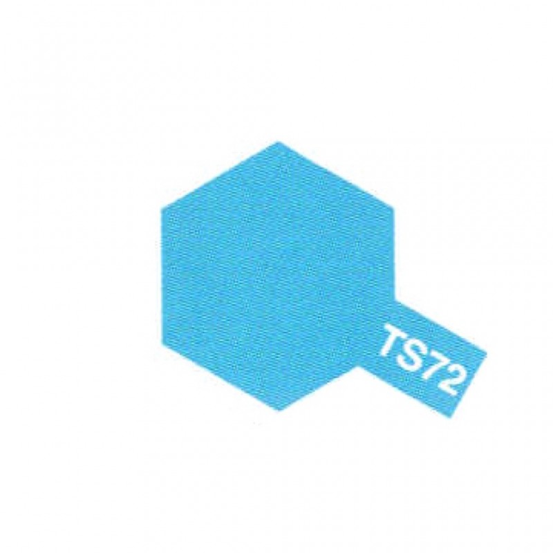 TS72 bleu translucide - Peinture maquette