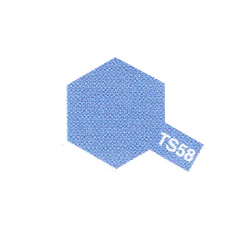 TS58 bleu clair nacre - Peinture maquette