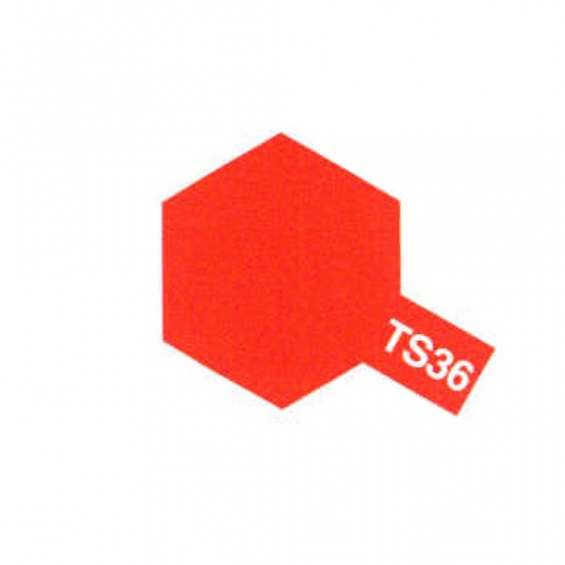 TS36 Rouge fluorescent - Peinture maquette