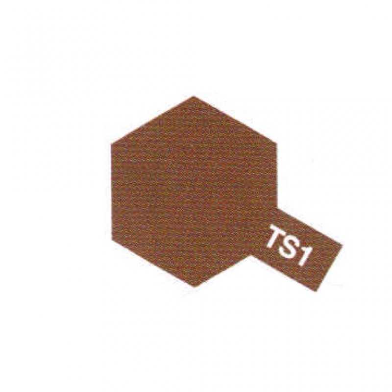 TS1 rouge brun mat - Peinture maquette