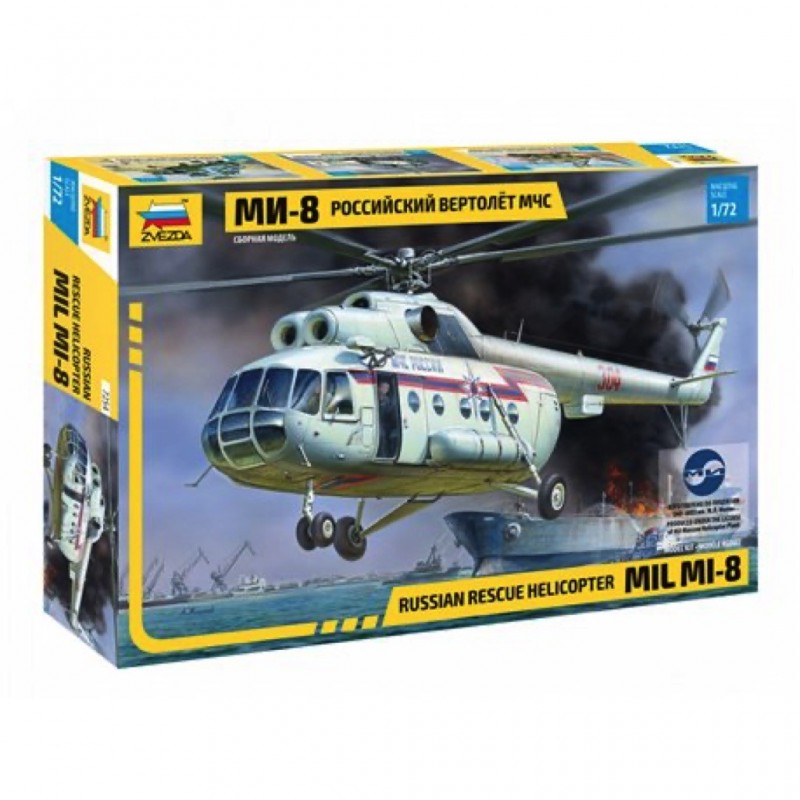 Maquette hélicoptère MIL MI-8 secours