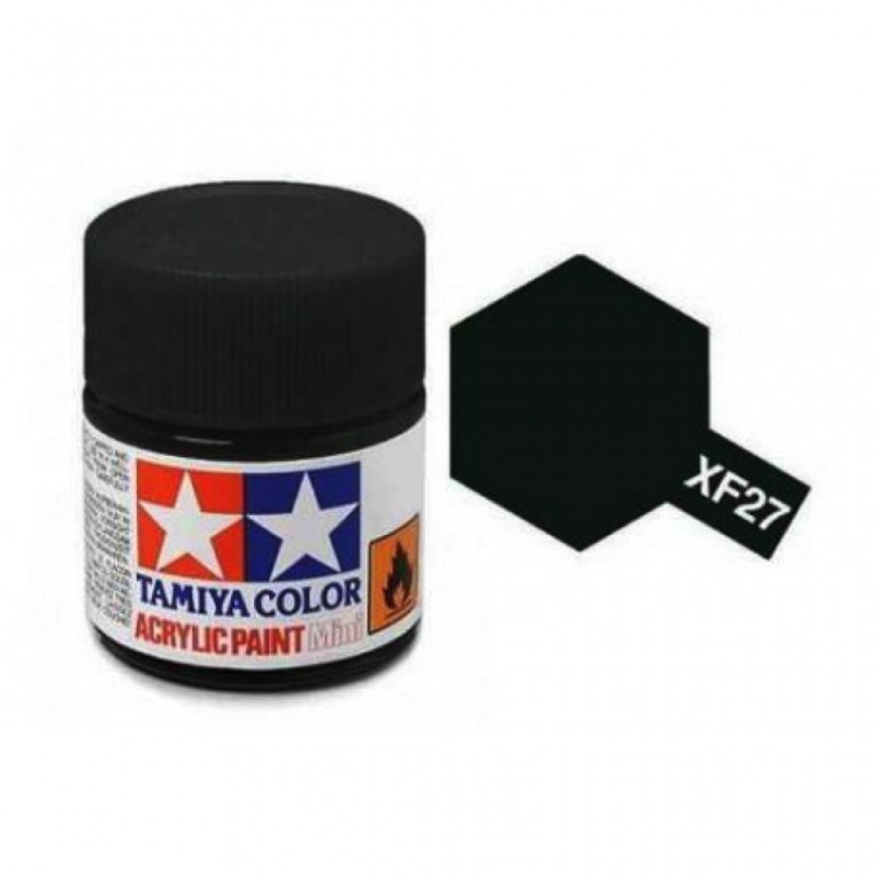 Xf27 vert noir mat - Mini pot peinture maquette