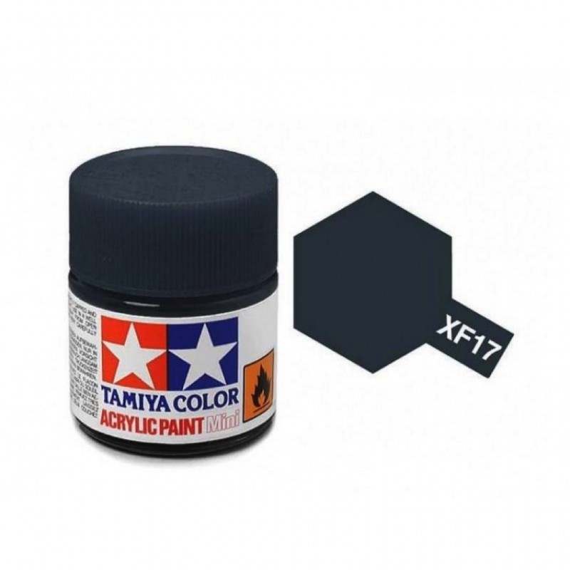 Xf17 bleu mer foncé - Mini pot peinture maquette