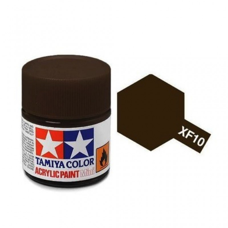 Xf10 brun mat - Mini pot peinture maquette