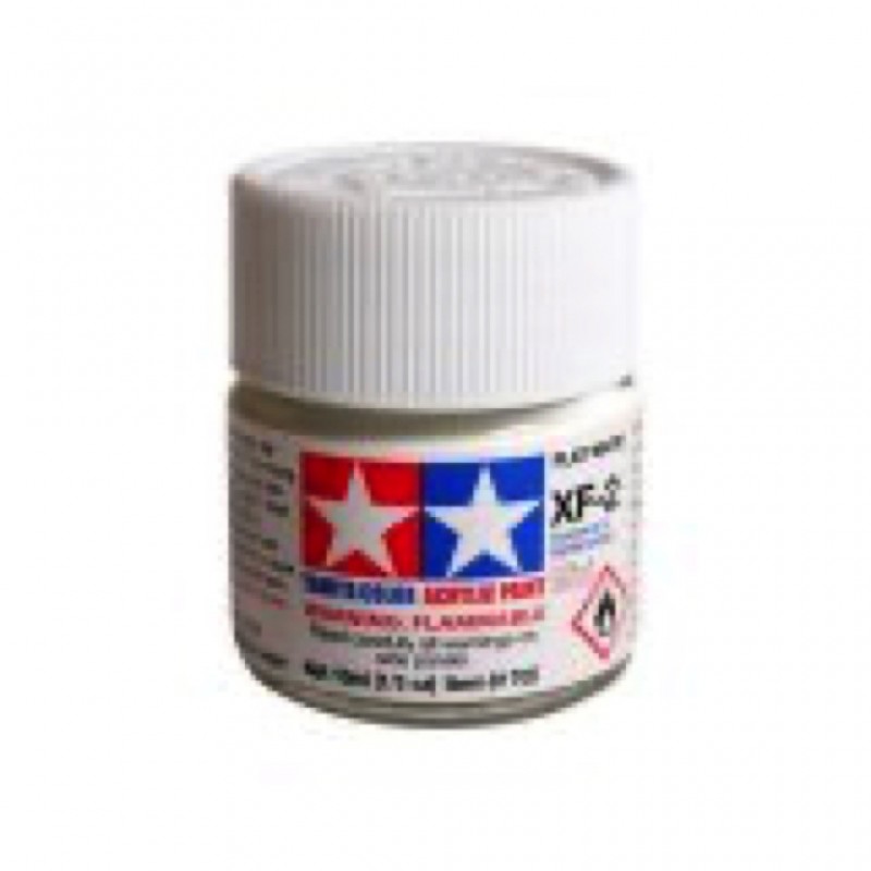 Xf2 blanc mat - Mini pot peinture maquette