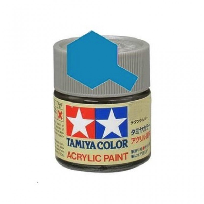 X23 bleu translucide - Mini pot peinture maquette