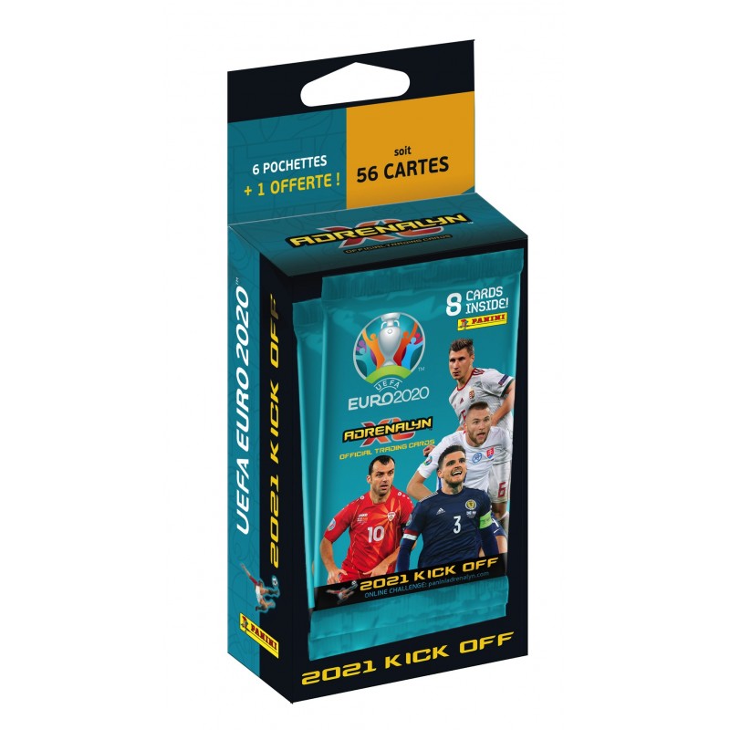 Euro 2020-21: Blister 7 pochettes