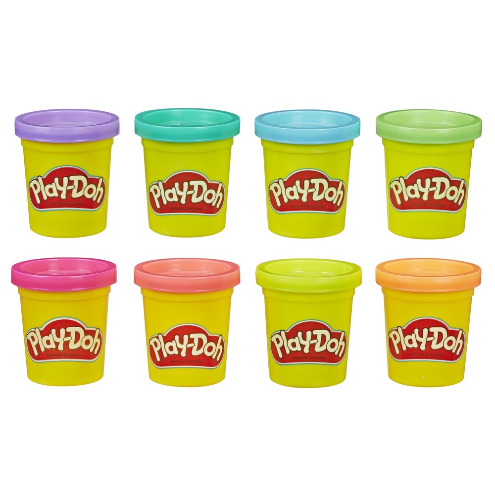 Play-Doh - Pack de 8 Pots de Pâte à modeler