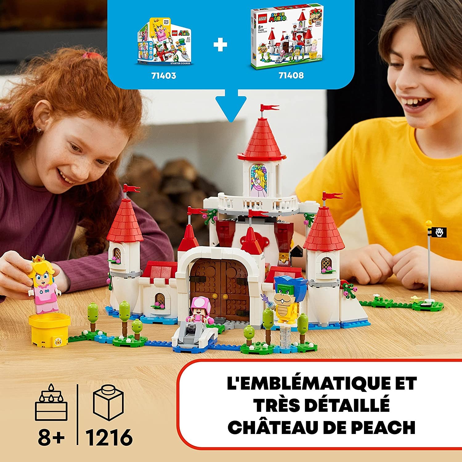 Super Mario Playset Le Château de Peach