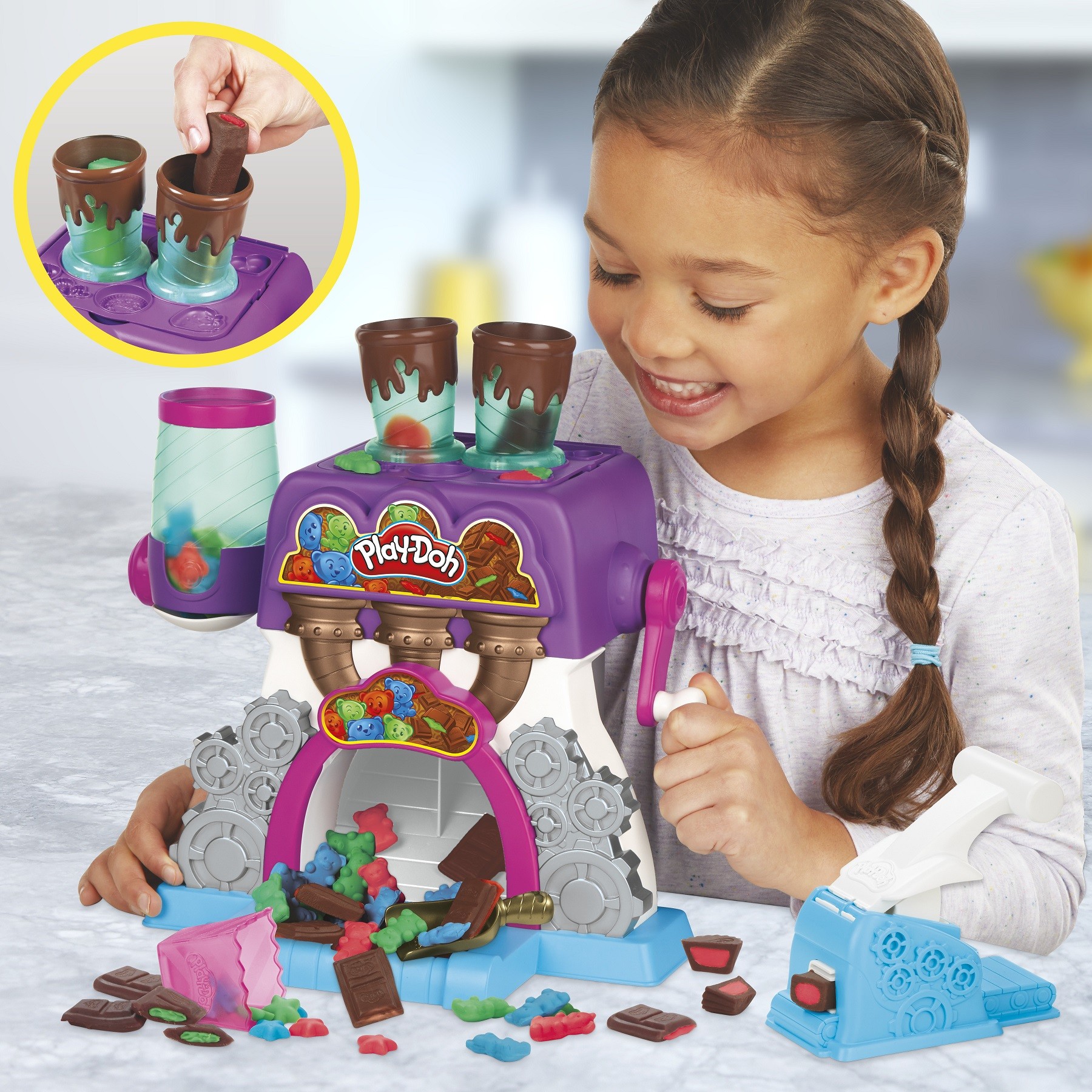 HASBRO Play-Doh - Pâte à modeler - La Chocolaterie pas cher 